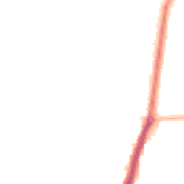 Night-time road noise heatmap for TS25 3DF