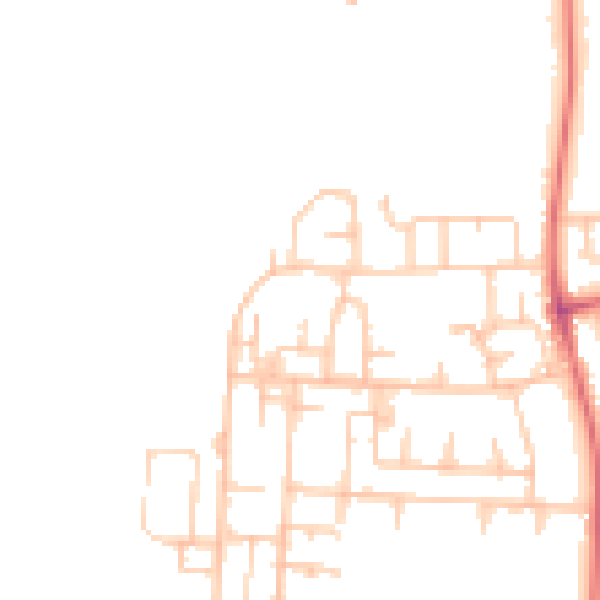 Daytime road noise heatmap for TS25 4PD