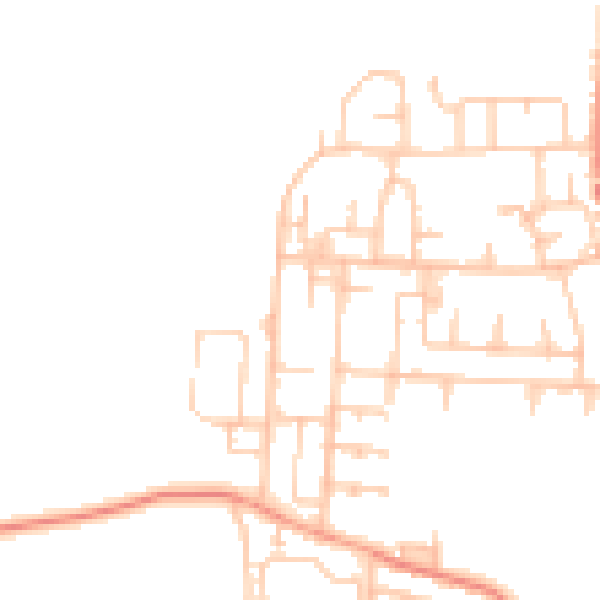 Daytime road noise heatmap for TS25 4PG