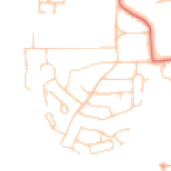 Daytime road noise heatmap for TS26 0AU