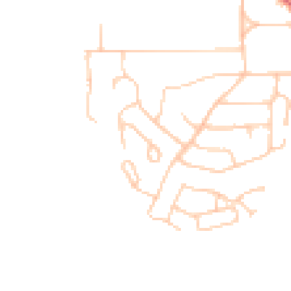 Daytime road noise heatmap for TS26 0AW