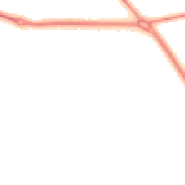 Night-time road noise heatmap for TS26 0WF