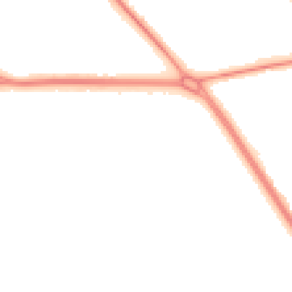Night-time road noise heatmap for TS26 0ZD