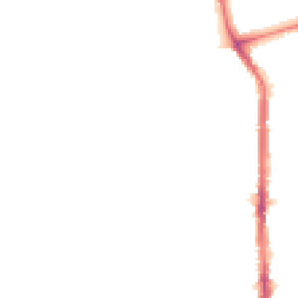 Night-time road noise heatmap for TS26 8EY