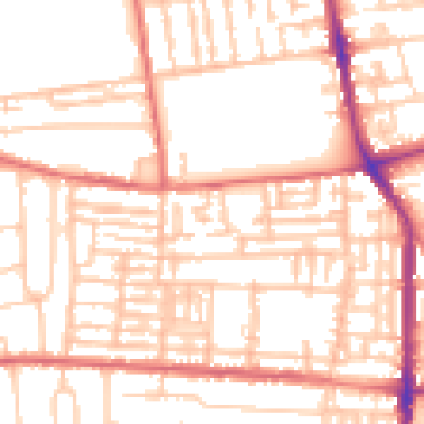 Daytime road noise heatmap for TS26 8GB