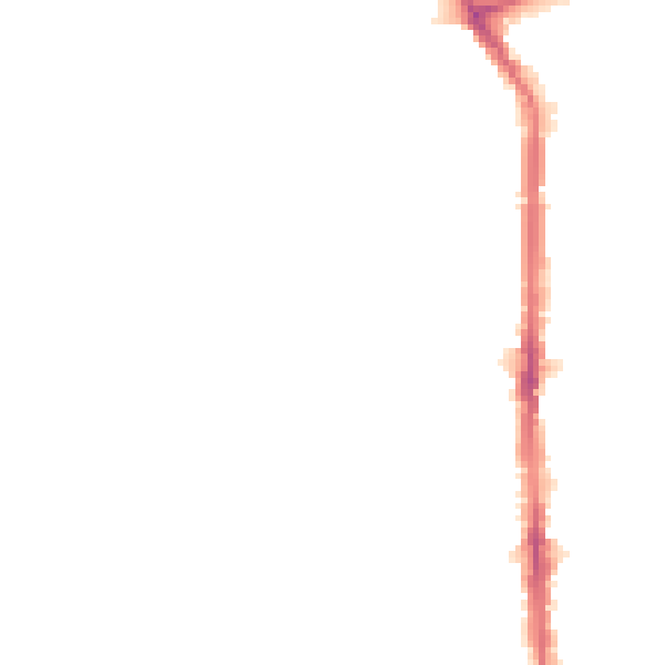 Night-time road noise heatmap for TS26 8JB