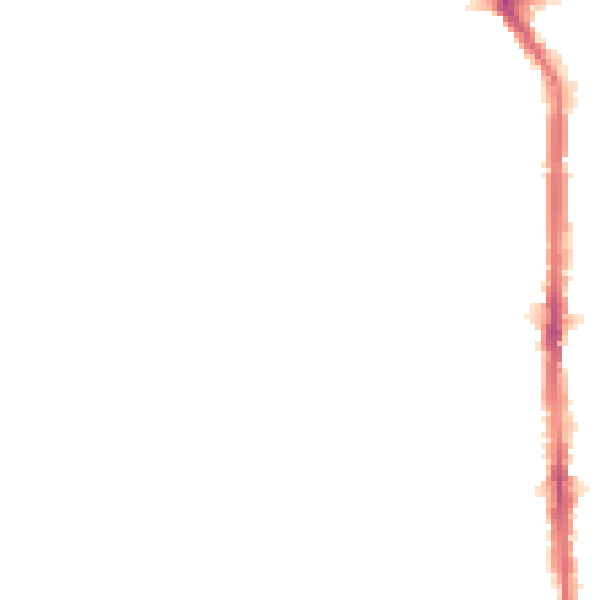 Night-time road noise heatmap for TS26 8JG