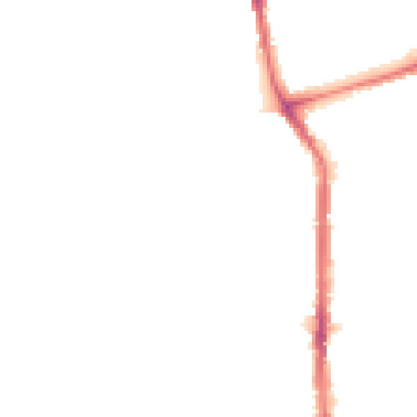 Night-time road noise heatmap for TS26 8PP