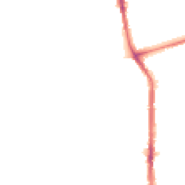 Night-time road noise heatmap for TS26 8PR