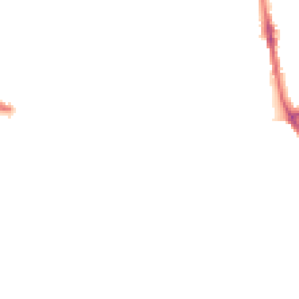 Night-time road noise heatmap for TS26 8QF