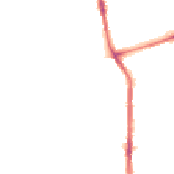 Night-time road noise heatmap for TS26 8QT