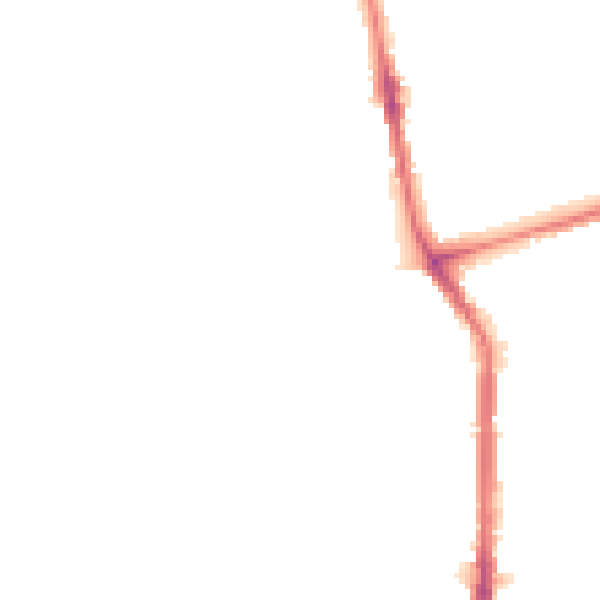Night-time road noise heatmap for TS26 8RA