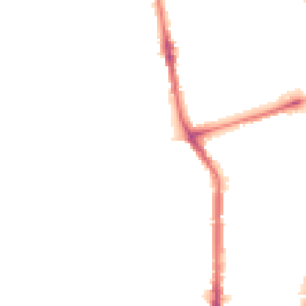 Night-time road noise heatmap for TS26 8RD