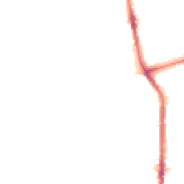 Night-time road noise heatmap for TS26 8RR