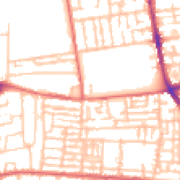 Daytime road noise heatmap for TS26 8SD