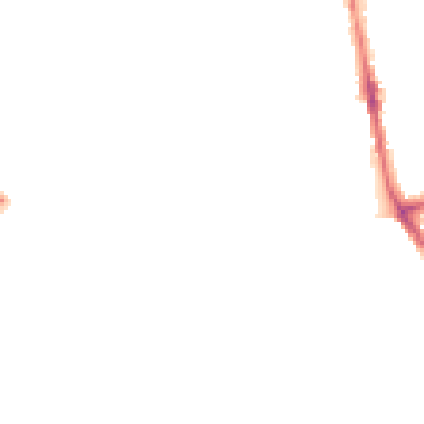Night-time road noise heatmap for TS26 8SD