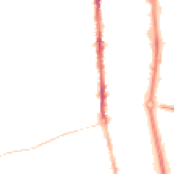 Night-time road noise heatmap for TS26 9BU