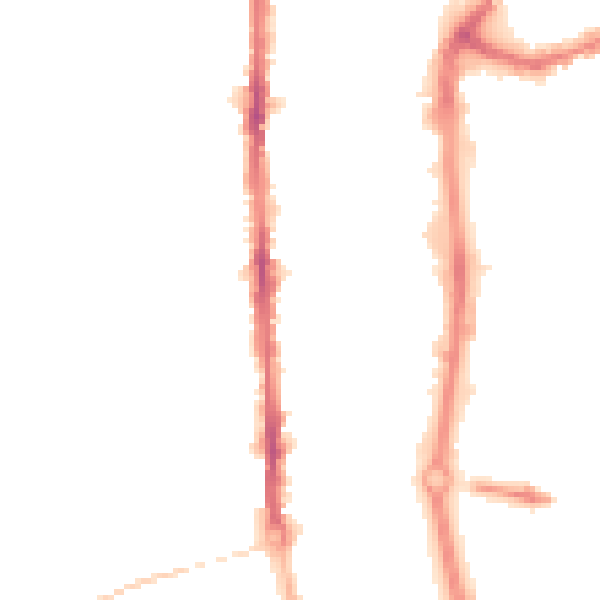 Night-time road noise heatmap for TS26 9DX