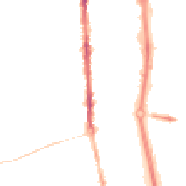 Night-time road noise heatmap for TS26 9EB
