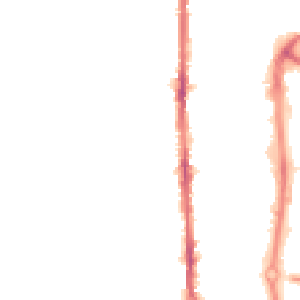 Night-time road noise heatmap for TS26 9EP