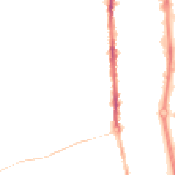 Night-time road noise heatmap for TS26 9JY