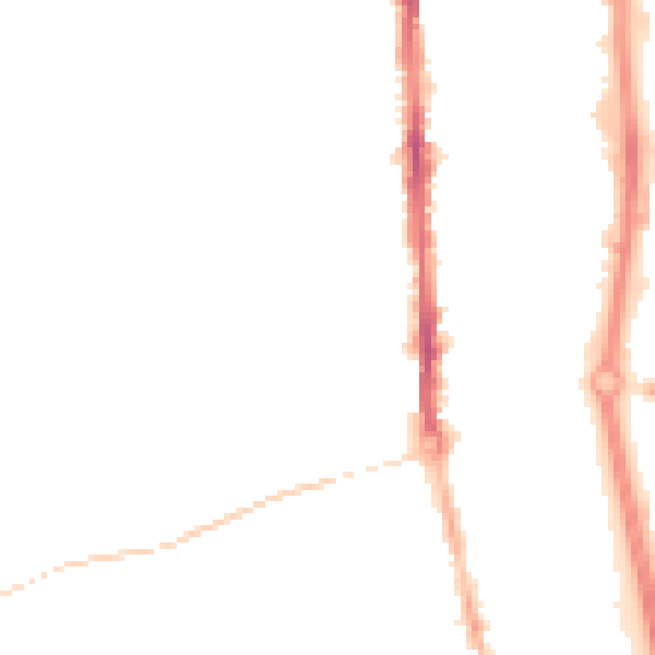Night-time road noise heatmap for TS26 9JZ