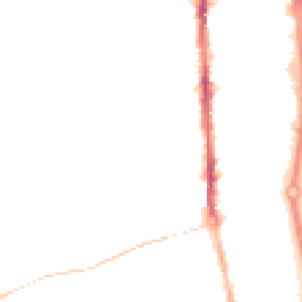 Night-time road noise heatmap for TS26 9LN