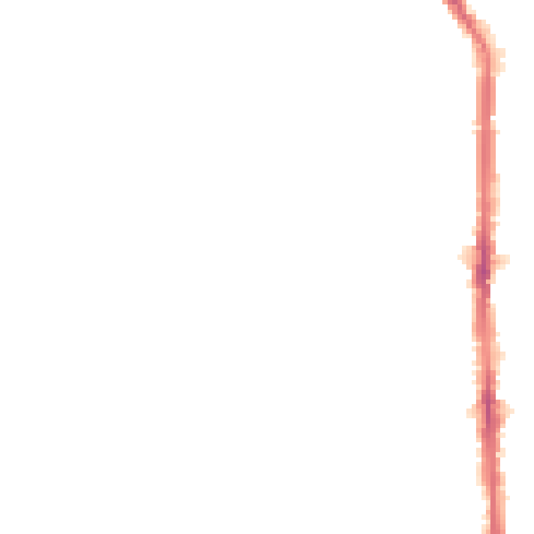Night-time road noise heatmap for TS26 9PL