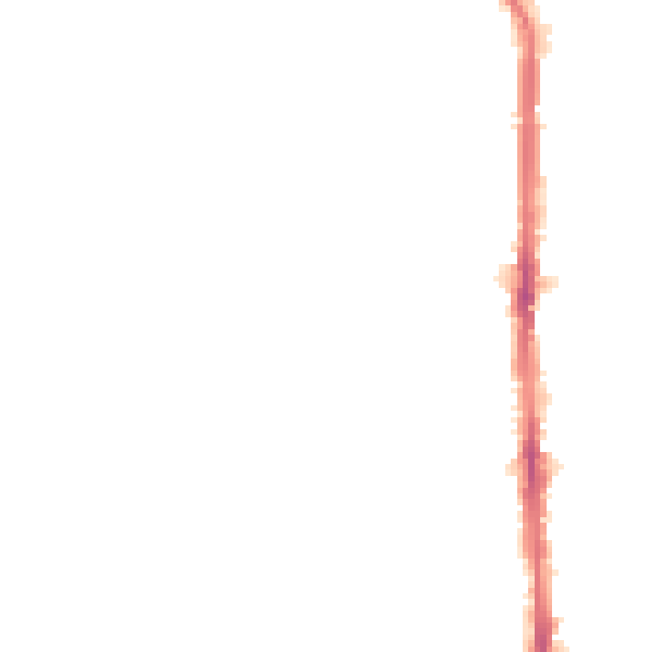 Night-time road noise heatmap for TS26 9PW