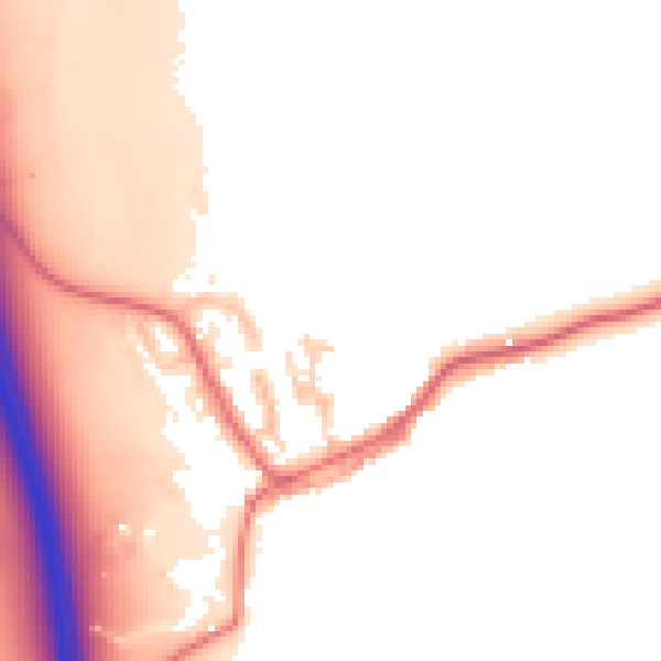Daytime road noise heatmap for TS27 3DU