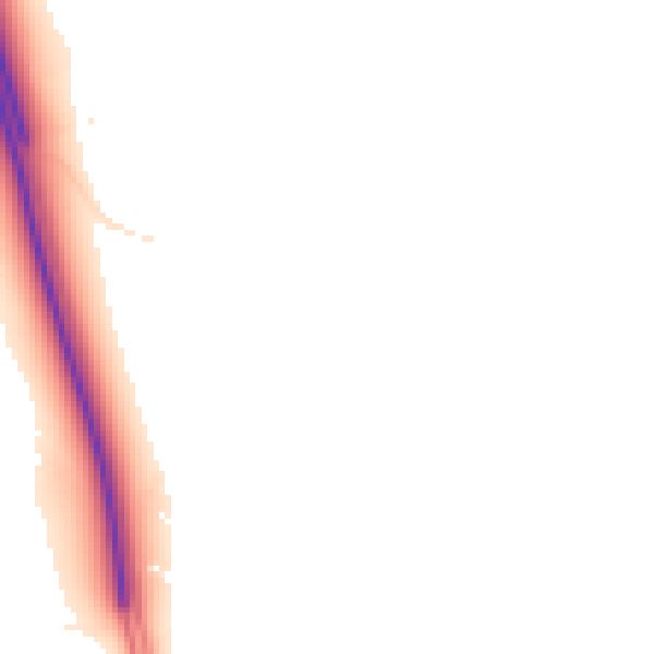 Night-time road noise heatmap for TS27 3DY