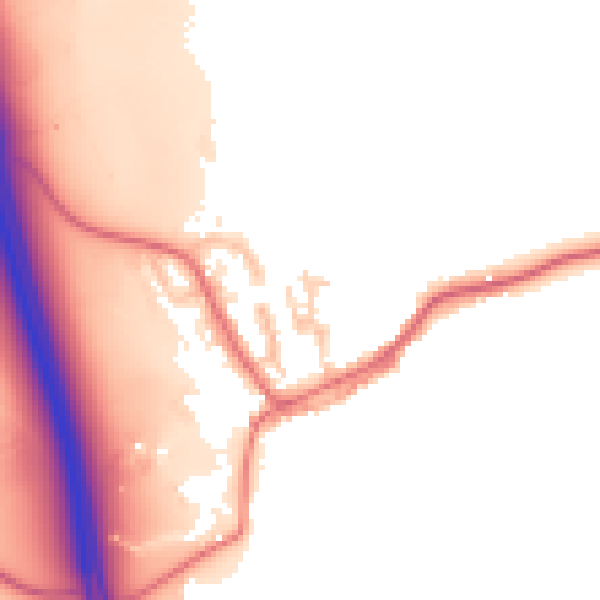 Daytime road noise heatmap for TS27 3DZ