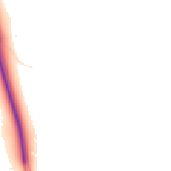Night-time road noise heatmap for TS27 3DZ