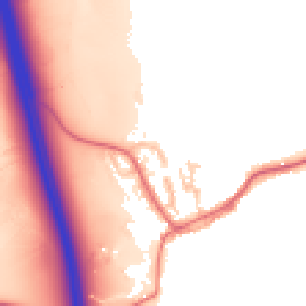 Daytime road noise heatmap for TS27 3EH