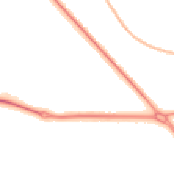 Night-time road noise heatmap for TS27 3JF