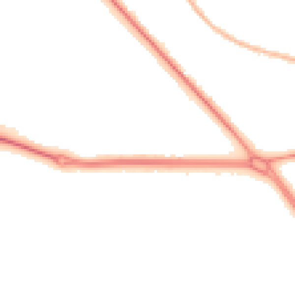 Night-time road noise heatmap for TS27 3JP