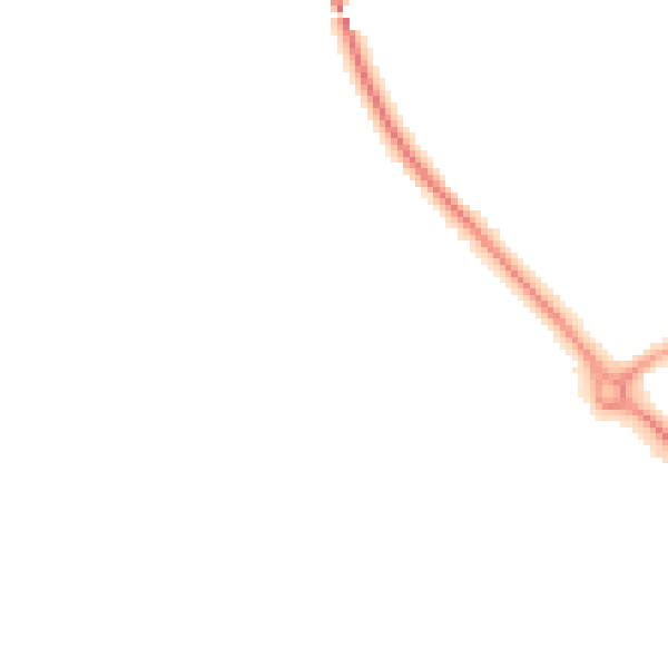 Night-time road noise heatmap for TS27 3JW