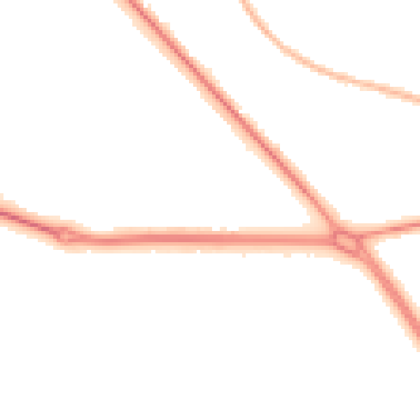 Night-time road noise heatmap for TS27 3PQ