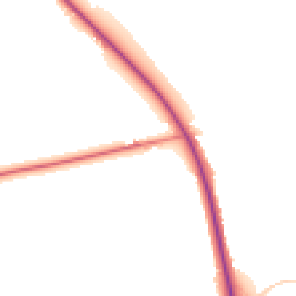 Daytime road noise heatmap for TS27 4BS