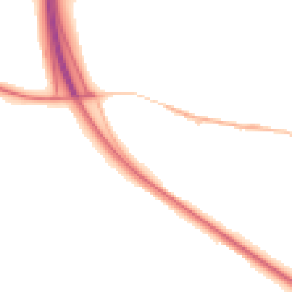 Night-time road noise heatmap for TS27 4FE