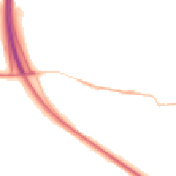 Night-time road noise heatmap for TS27 4FF