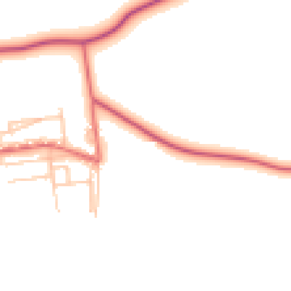 Daytime road noise heatmap for TS27 4PY