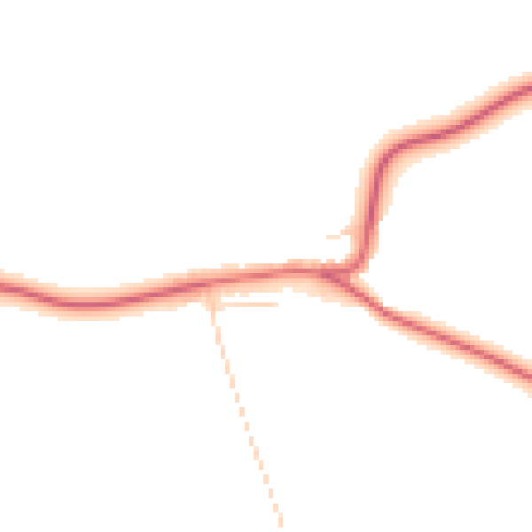 Daytime road noise heatmap for TS27 4QD
