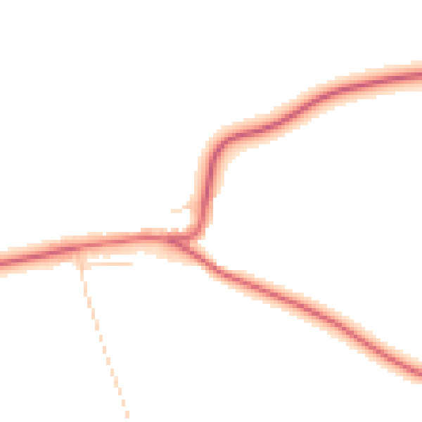 Daytime road noise heatmap for TS27 4QQ