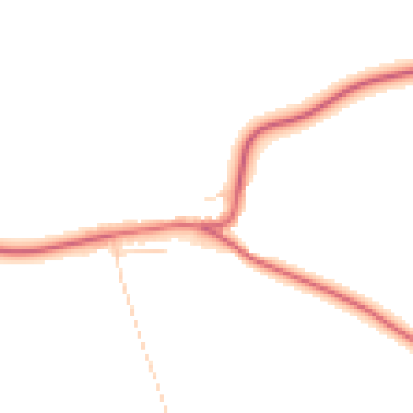 Daytime road noise heatmap for TS27 4QS