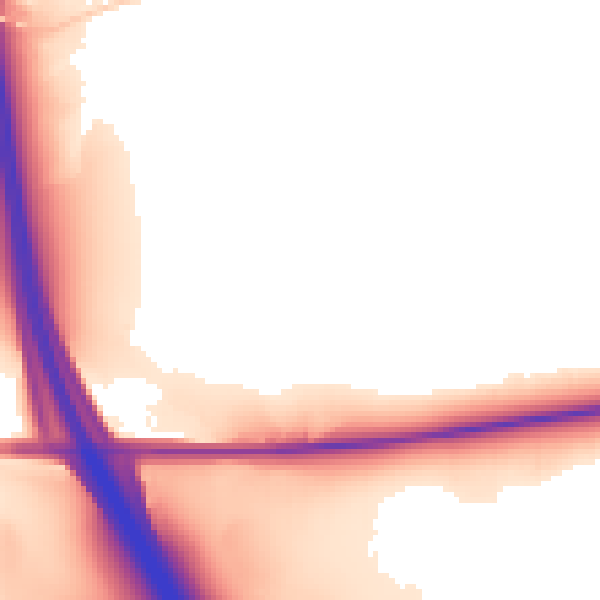 Daytime road noise heatmap for TS27 4RA