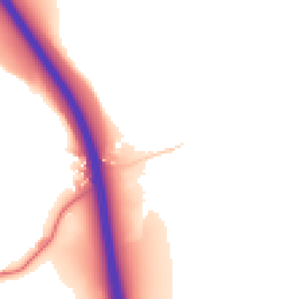 Daytime road noise heatmap for TS27 4RB