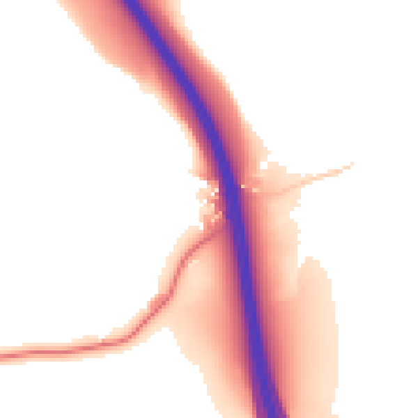 Daytime road noise heatmap for TS27 4RD