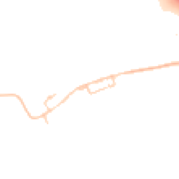 Daytime road noise heatmap for TS27 4RN