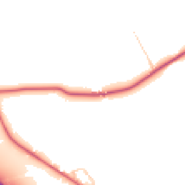 Daytime road noise heatmap for TS27 4SJ